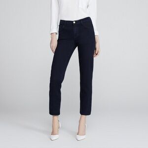 J Brand Adele Mid Rise Straight Jeans